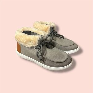 Women's gray canvas Shoes